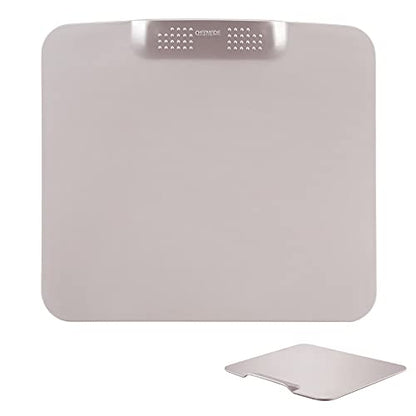 CHEFMADE Cookie Sheet Pan, 12-Inch One-Handed Gripping Non-Stick Rimless Bakeware for Oven Baking 11.4" x 12.8"x 0.6" (Champagne Gold)