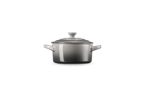 Le Creuset Stoneware Mini Round Cocotte, 8 oz., Oyster