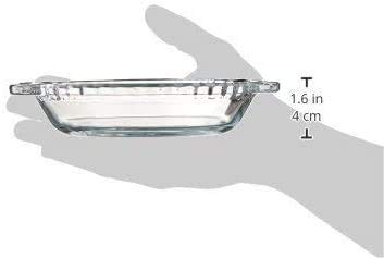 Anchor Hocking Mini Pie Plate Oven Basics, Glass, 6-Inch, Clear