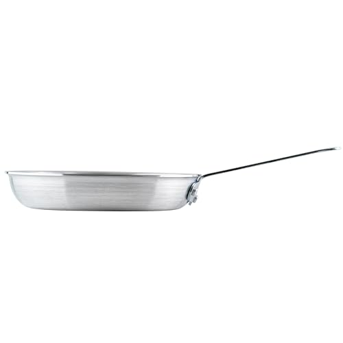 Winco Commercial-Grade Aluminium Fry Pan/Skillet, Satin Finish, 10"