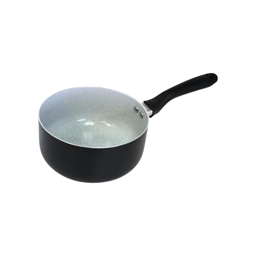 IMUSA 2.0 Qt PFAS Free Ceramic Nonstick Saucepan, Small Pot for Sauces, Gravies, Soups, Stews, Boiling & Heating, Aluminum Cookware with Cool-Touch Handle