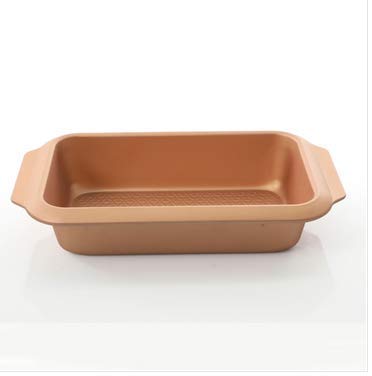 Gibson 112020.04 Country Kitchen 4 pc Embossed Nonstick Bakeware Set, 4 piece, Copper