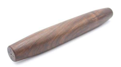 Handmade 12" Walnut French Rolling Pin for Dough - Tapered Wooden Rolling Pin for Baking, Pizza, Chapati, Tortilla, and More - Crafted in Kentucky