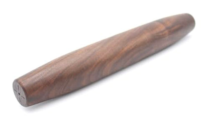 Handmade 12" Walnut French Rolling Pin for Dough - Tapered Wooden Rolling Pin for Baking, Pizza, Chapati, Tortilla, and More - Crafted in Kentucky