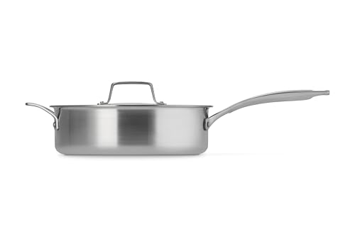 Le Creuset Essential Stainless Steel Saute Pan, 4.5 Qt.
