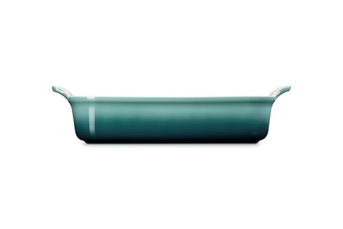 Le Creuset Stoneware Heritage Rectangular Baking Dish, 4 qt., Riviera