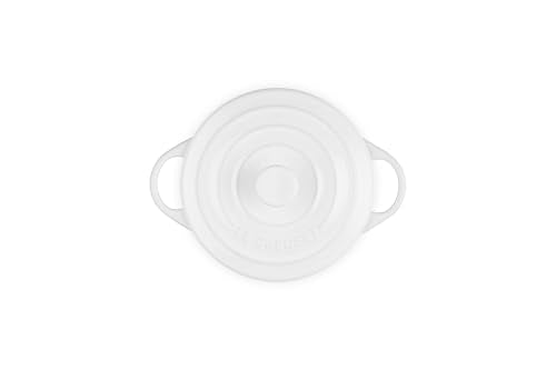 Le Creuset Stoneware Mini Round Cocotte, 24 oz., White