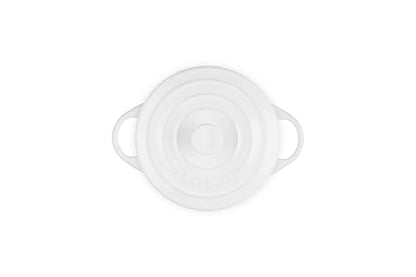 Le Creuset Stoneware Mini Round Cocotte, 24 oz., White