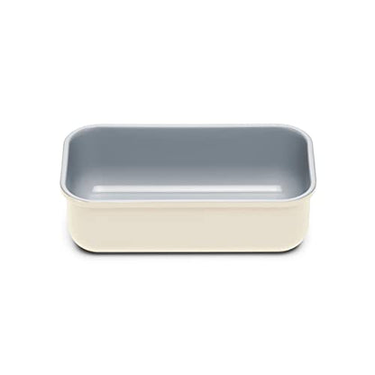 Caraway Non-Stick Ceramic 1 lb Loaf Pan - Naturally Slick Ceramic Coating - Non-Toxic, PTFE & PFOA Free - Perfect for Pound Cakes, Breads, & More - Cream