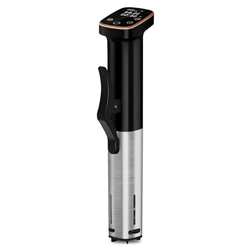 Sixfivsevn Sous Vide Cooker, Sous Vide Machine 1100 W, Immersion Circulator Precisional Cooker with Touch Control, Accurate Temperature, Ultra-quiet, IPX7 Waterproof, Fast Heating and Time Control