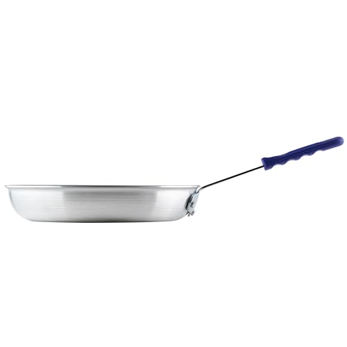 Winco Commercial-Grade Aluminum Fry Pan with Stay Cool Handle, Induction Compatible, Non-Stick Finish, 12"