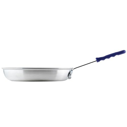 Winco Commercial-Grade Aluminum Fry Pan with Stay Cool Handle, Induction Compatible, Non-Stick Finish, 12"