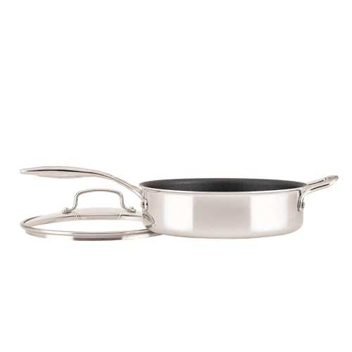 Circulon C1 Series Stainless Steel Nonstick Cookware Set - 11-Piece – Induction Pots & Pans Set with ScratchDefense, Metal Utensil Safe