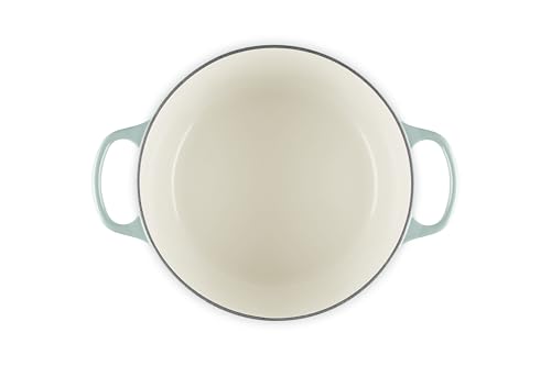 Le Creuset Enameled Cast Iron Signature Deep Round Oven, 6.5 qt., Sea Salt