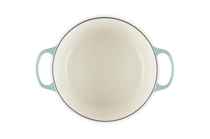 Le Creuset Enameled Cast Iron Signature Deep Round Oven, 6.5 qt., Sea Salt