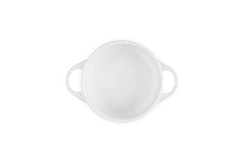 Le Creuset Stoneware Mini Round Cocotte, 24 oz., White