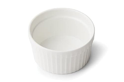 Fox Run Ramekin, White Stoneware, 4 Ounce