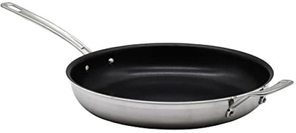 Cuisinart 15 Piece Cookware Set, MultiClad Pro Triple Ply, Silver, MCP-15N