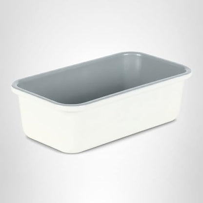 Sur La Table Kitchen Essentials Bake Sale 9 X 13 Inch PFOA, PFAS, PTFE Free Nonstick Roaster/Cake/Baking Pan - Linen White