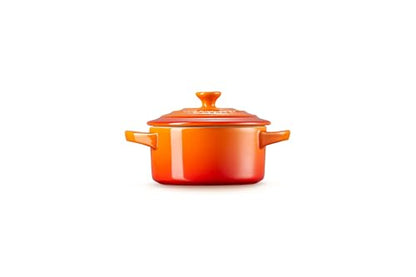 Le Creuset Stoneware Mini Round Cocotte, 8 oz., Flame