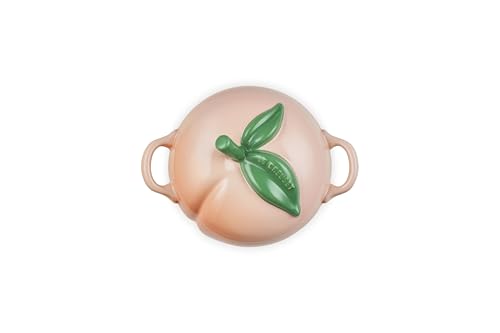 Le Creuset Stoneware Peach Mini Cocotte, 19 oz., Peche