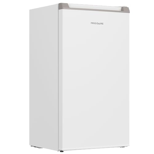 Frigidaire Mini Refrigerator, Compact Freezer Compartment, Adjustable Thermostat Control, Reversible Door, Contemporary Series, 3.2 cu ft, White