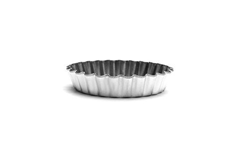 Fox Run Tartlet/Quiche Pan with Removable Bottom, Tin-Plated Steel, 4-Inch