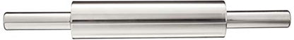 Fox Run Stainless Steel Rolling Pin With Handles, 18" x 2.6" x 2.8"