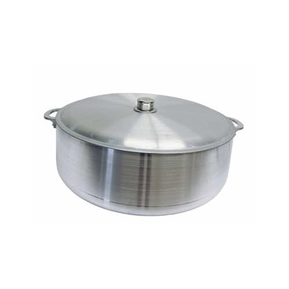 20 Qt Aluminum Caldero Stock Pot, Cooking Dutch Oven With Lid,Satin Finish