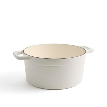 Martha by Martha Stewart 7 QT European Enameled Cast Iron Dutch Oven w/Lid - Crescent Moon