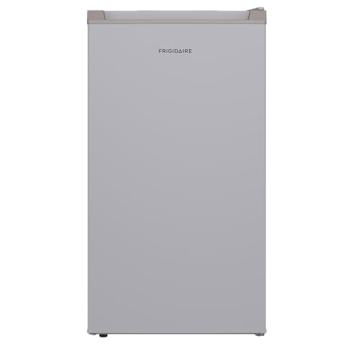 Frigidaire Mini Refrigerator, Compact Freezer Compartment, Adjustable Thermostat Control, Reversible Door, Contemporary Series, 3.2 cu ft, Grey