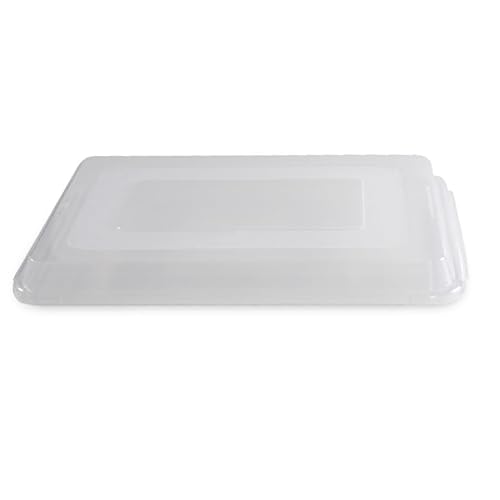 Nordic Ware Naturals Half Sheet Set - USA Made Aluminum Commercial Quality Sheet Pan for Baking or Roasting, Encapsulated Galvanized Steel Rim Prevents Warping, 2pk Half + Lid