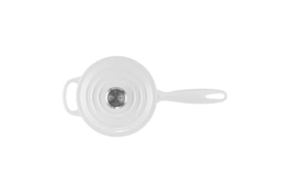 Le Creuset Enameled Cast Iron Signature Saucepan, 1.75 qt., White