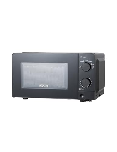 Commercial Chef 0.6 Cu. Ft. Countertop Microwave Oven, CHM660B, Black