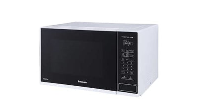 Panasonic NNSC64MW Mid-size 1.3 cubic ft. 1200W Inverter Technology Microwave Oven, Genius Sensor Cooking (Renewed)