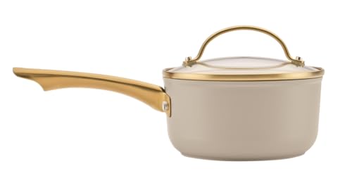 Farberware Forged Induction Ceramic Nonstick Cookware Set, 12-Piece, Taupe Pots & Pans