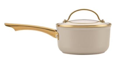 Farberware Forged Induction Ceramic Nonstick Cookware Set, 12-Piece, Taupe Pots & Pans