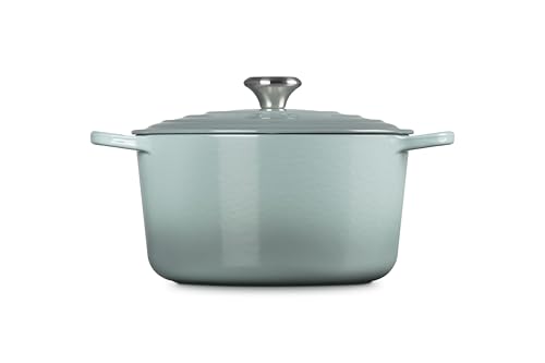 Le Creuset Enameled Cast Iron Signature Deep Round Oven, 6.5 qt., Sea Salt