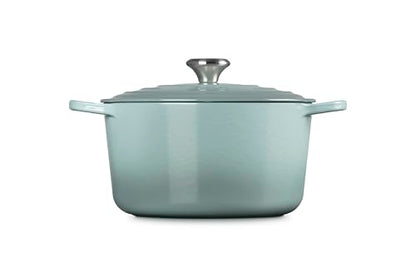 Le Creuset Enameled Cast Iron Signature Deep Round Oven, 6.5 qt., Sea Salt