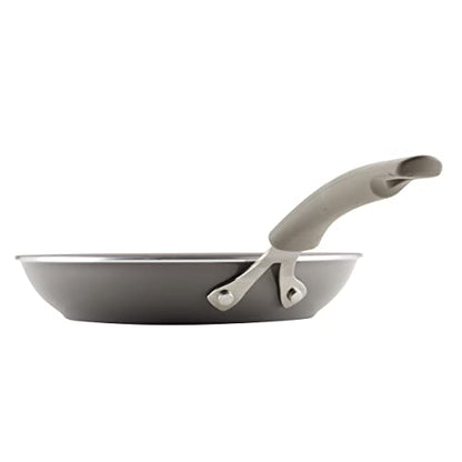 Rachael Ray Cook + Create Nonstick Frying Pan/Skillet, 10 Inch, Gray
