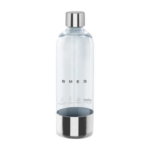 SMEG SKC01 Sparkling Water Maker, Soda Maker with 1L Tritan Renew Bottle