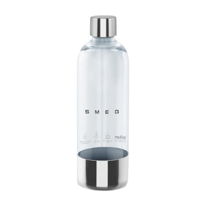 SMEG SKC01 Sparkling Water Maker, Soda Maker with 1L Tritan Renew Bottle