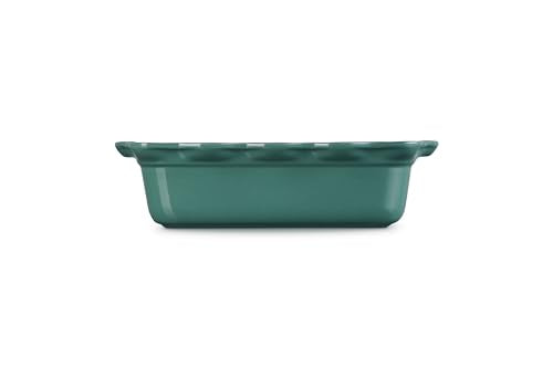 Le Creuset Stoneware Heritage Fluted Loaf Pan, 9", Artichaut