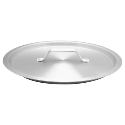 TrueCraftware- 32 qt. Aluminum Stock Pot Lid 14-3/8" Diameter x 1-1/4" Height- Multipurpose Pot Cover for Pasta Soup Pots Large Stockpot Stew Simmering Pot Dishwasher Safe NSF Certified
