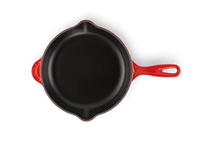 Le Creuset Enameled Cast Iron Classic Skillet, 9", Cerise