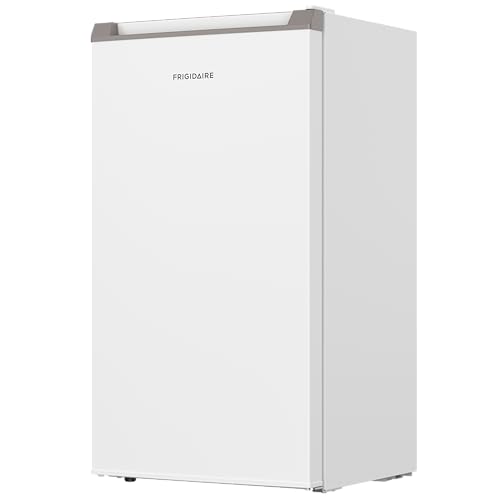 Frigidaire Mini Refrigerator, Compact Freezer Compartment, Adjustable Thermostat Control, Reversible Door, Contemporary Series, 3.2 cu ft, White