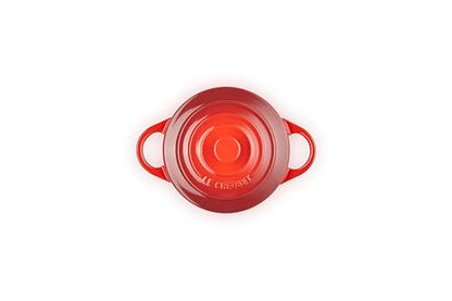 Le Creuset Stoneware Mini Round Cocotte, 8 oz., Cerise