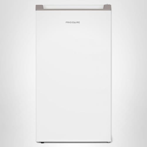 Frigidaire Mini Refrigerator, Compact Freezer Compartment, Adjustable Thermostat Control, Reversible Door, Contemporary Series, 3.2 cu ft, White