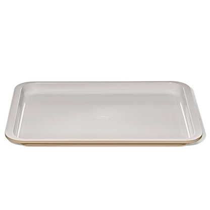OXO Good Grips Non-Stick Pro Ceramic Coated Metal Bakeware Half Sheet Pan – Biscuit
