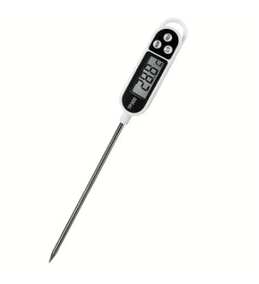 BAEMEFLE Candy Thermometer Digital Instant Read for Meat Kitchen Cooking Food Oil Deep Fry BBQ Grill Smoker (1, 9.4in)